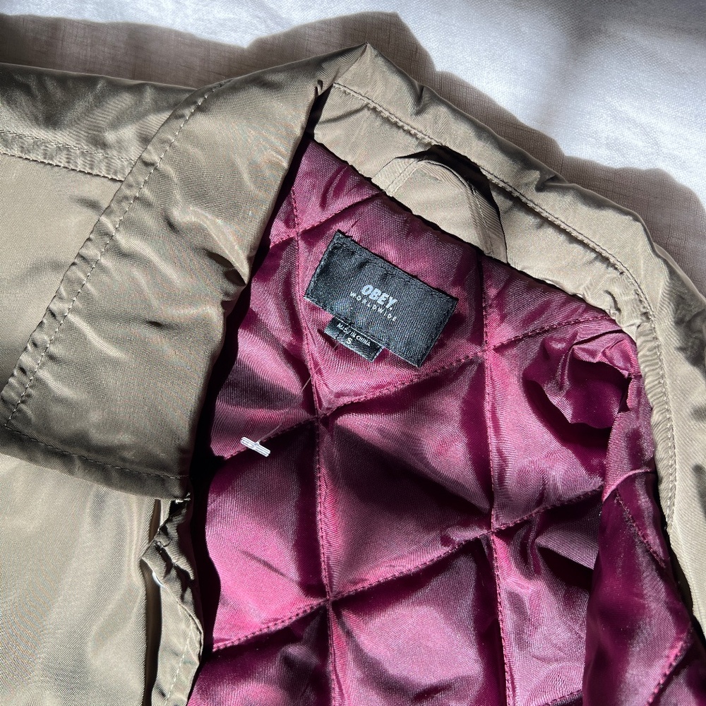 Obey Spring/Fall Jacket - Small (fits like medium)